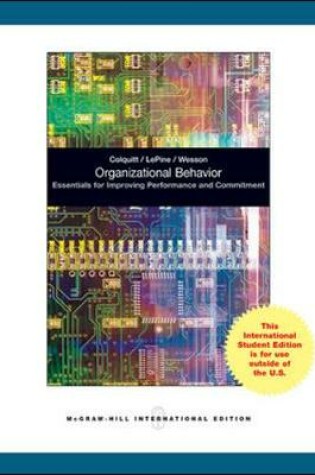 Cover of Organizational Behavior: Essentials for Improving Performance and Commitment
