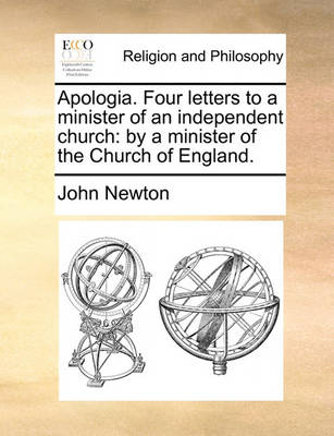 Book cover for Apologia. Four Letters to a Minister of an Independent Church