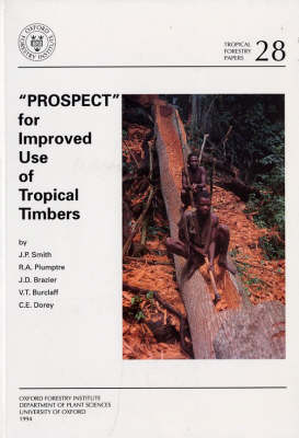 Book cover for "PROSPECT" for Improved Use of Tropical Timbers