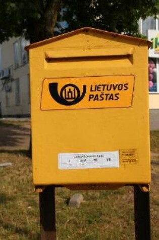 Cover of Yellow Post Mail Box in Lithuania Journal