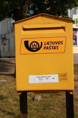 Book cover for Yellow Post Mail Box in Lithuania Journal