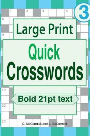 Cover of Large Print Quick Crosswords