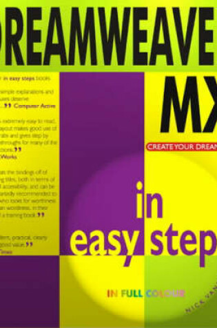 Cover of Dreamweaver MX in Easy Steps