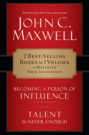 Cover of Becoming a Person of Influence/Talent Is Never Enough