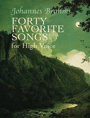 Book cover for Forty Favorite Songs for High Voice