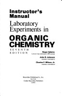 Book cover for Laboratory Experiments Organic