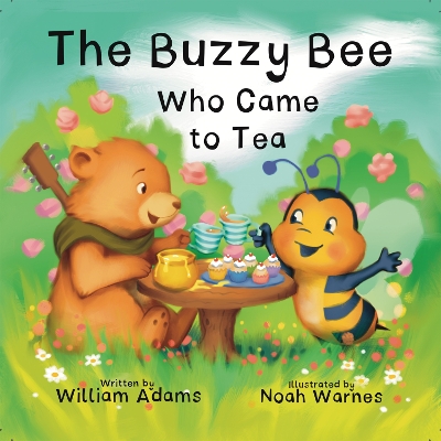 Book cover for The Buzzy Bee Who Came for Tea