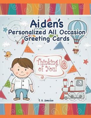 Book cover for Aiden's Personalized All Occasion Greeting Cards