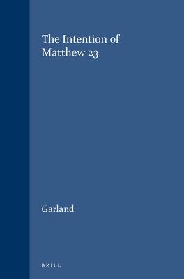 Book cover for The Intention of Matthew 23