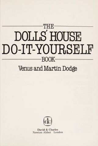 Book cover for The Dolls' House D.I.Y.Book