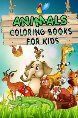 Cover of Animal Coloring Book for kids