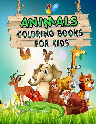 Book cover for Animal Coloring Book for kids