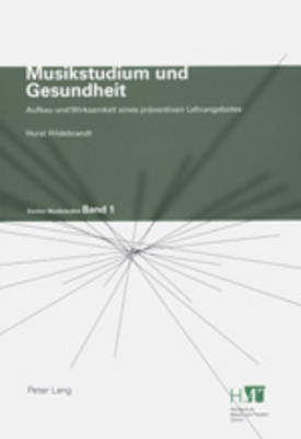 Cover of Musikstudium Und Gesundheit