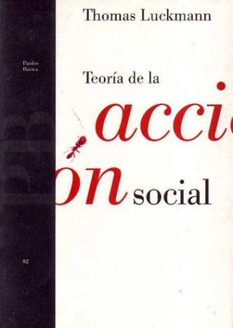 Book cover for Teoria de La Accion Social