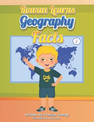 Book cover for Rowan Learns Geography Facts