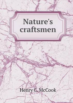 Book cover for Nature's craftsmen