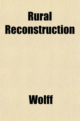 Book cover for Rural Reconstruction