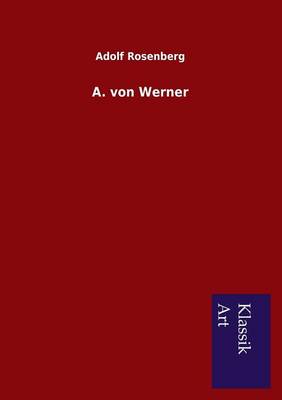 Book cover for A. von Werner