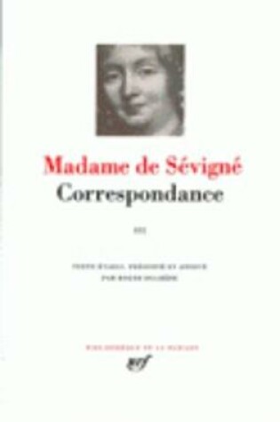 Cover of Correspondance 3