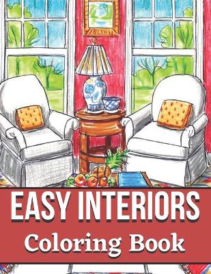 Cover of Easy Interiors Coloring Book