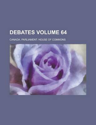 Book cover for Debates Volume 64