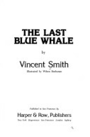 Cover of The Last Blue Whale