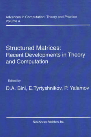 Cover of Structured Matrices