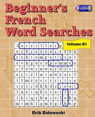 Book cover for Beginner's French Word Searches - Volume 3