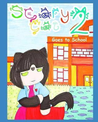 Book cover for Scary Cat Goes to School