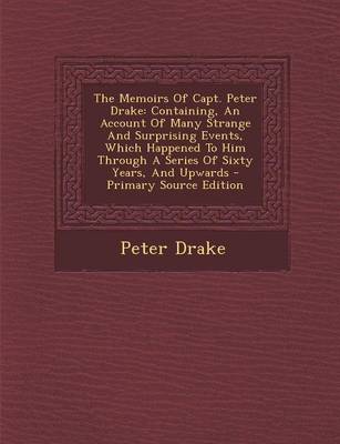 Book cover for The Memoirs of Capt. Peter Drake