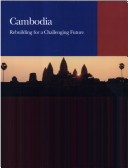 Book cover for Cambodia, Rebuilding for a Challenging Future