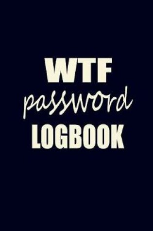 Cover of WTF password logbook