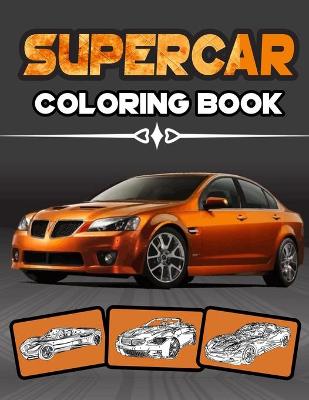 Book cover for Supercar Coloring Book