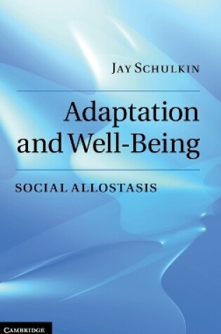 Cover of Adaptation and Well-Being