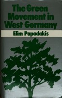 Cover of The Green Movement in West Germany