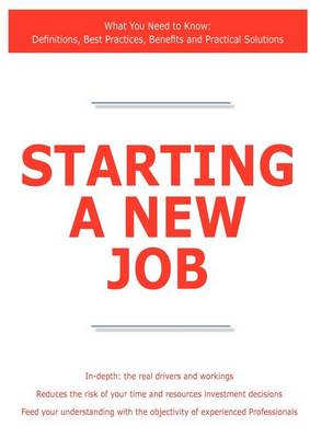 Book cover for Starting a New Job - What You Need to Know