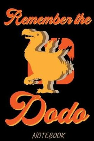 Cover of Remember the Dodo Notebook