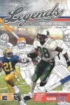 Book cover for Legends of College Football Coloring, Activity and Stats Book