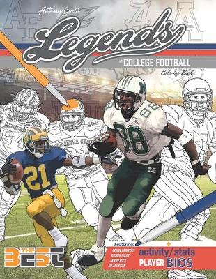 Cover of Legends of College Football Coloring, Activity and Stats Book