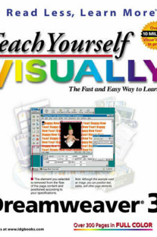 Cover of Teach Yourself Visually Dreamweaver 3