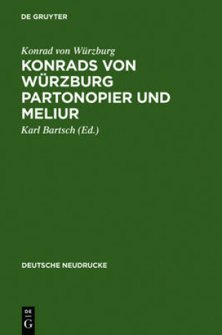 Cover of Konrads Von Wurzburg Partonopier Und Meliur