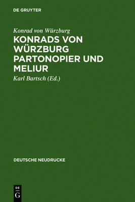 Book cover for Konrads Von Wurzburg Partonopier Und Meliur