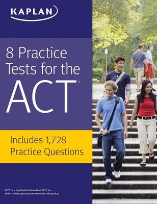 Book cover for 8 Practice Tests for the ACT