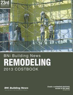 Cover of Bni Remodeling Costbook 2013