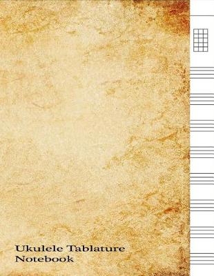 Book cover for Ukulele Tablature Notebook