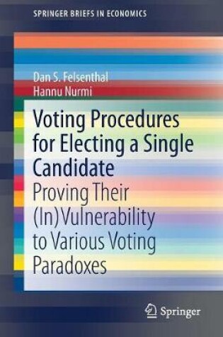 Cover of Voting Procedures for Electing a Single Candidate