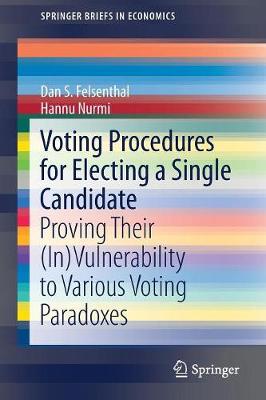Book cover for Voting Procedures for Electing a Single Candidate