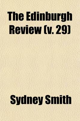 Book cover for The Edinburgh Review (Volume 29)