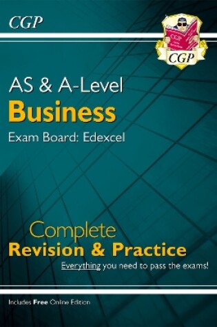 Cover of AS and A-Level Business: Edexcel Complete Revision & Practice with Online Edition