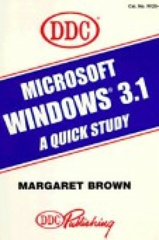 Cover of Windows 3.1 Quick Study